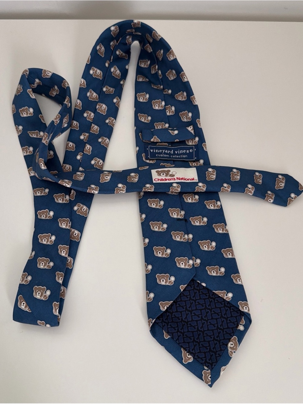 Vineyard Vines Custom Collection Childrens National Hospital Themed Silk Tie - Picture 5 of 6